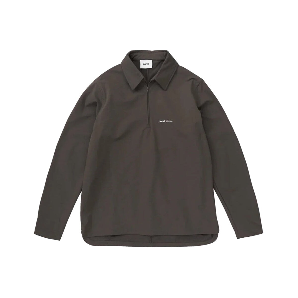 Parel Studios Prespa Quarter Zip - Coal Zip Neck Parel Studios