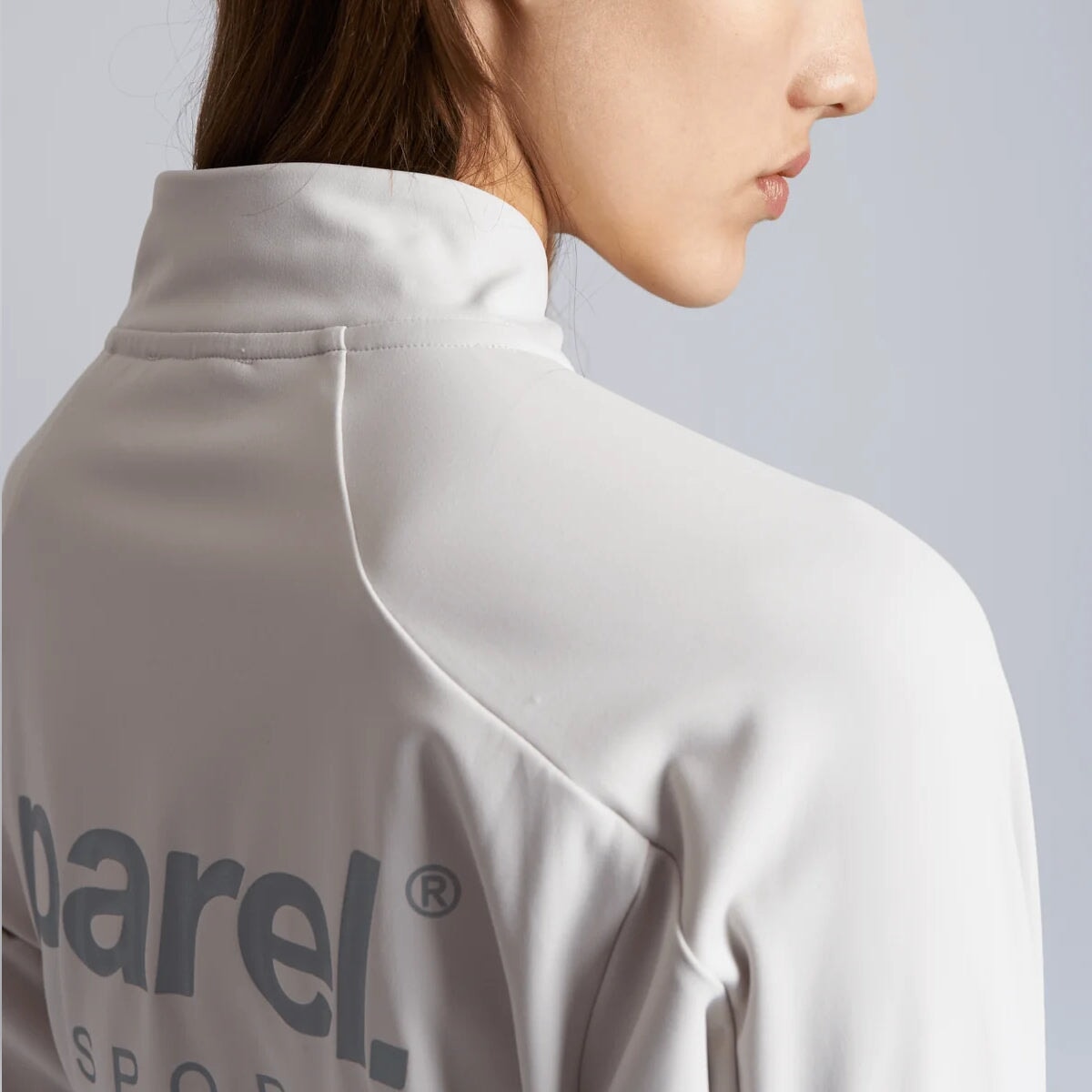 Parel Studios Sport L-S Zip - Cream Parel Studios