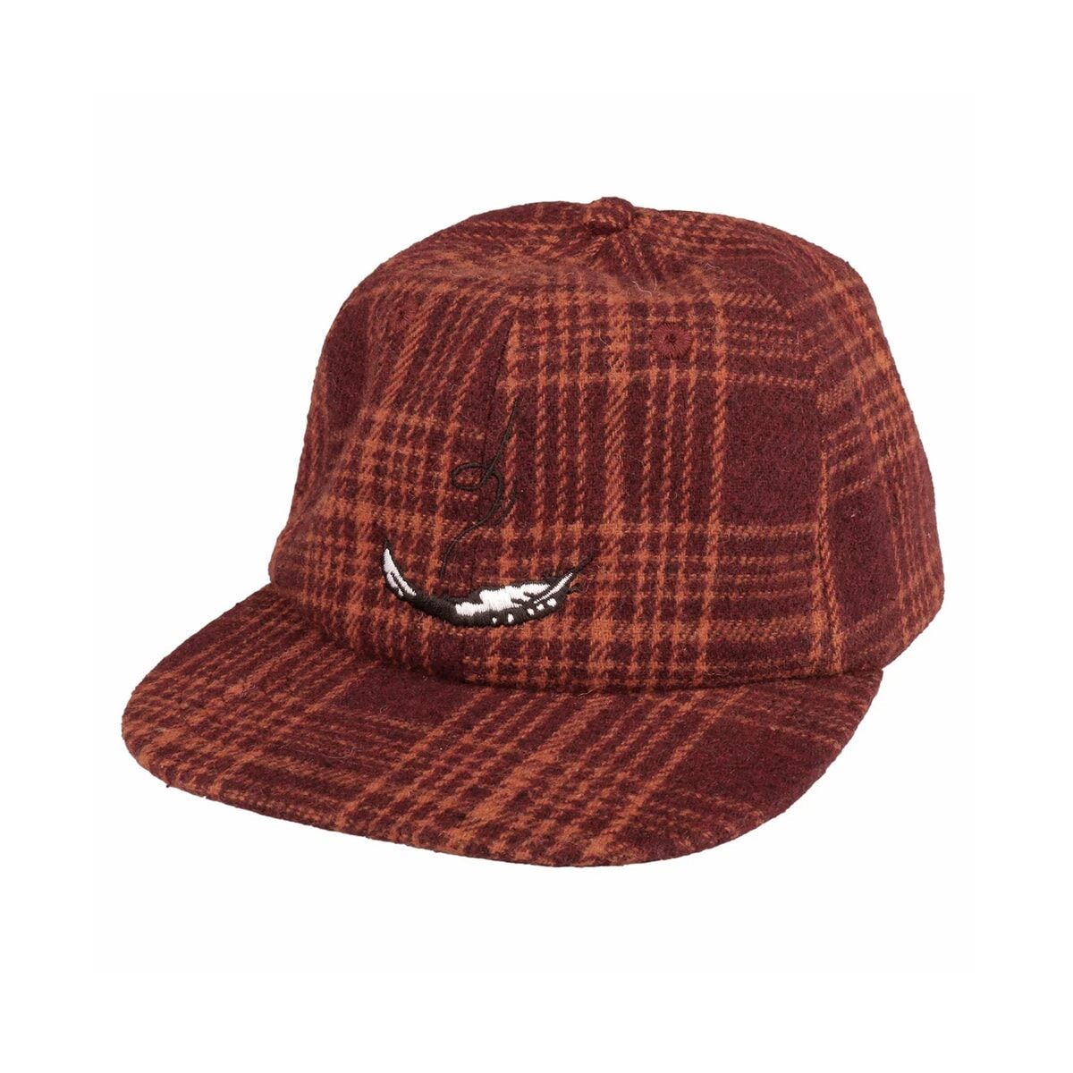 Pass~Port Featherweight 6 Panel Cap - Maroon Cap Passport Skateboards
