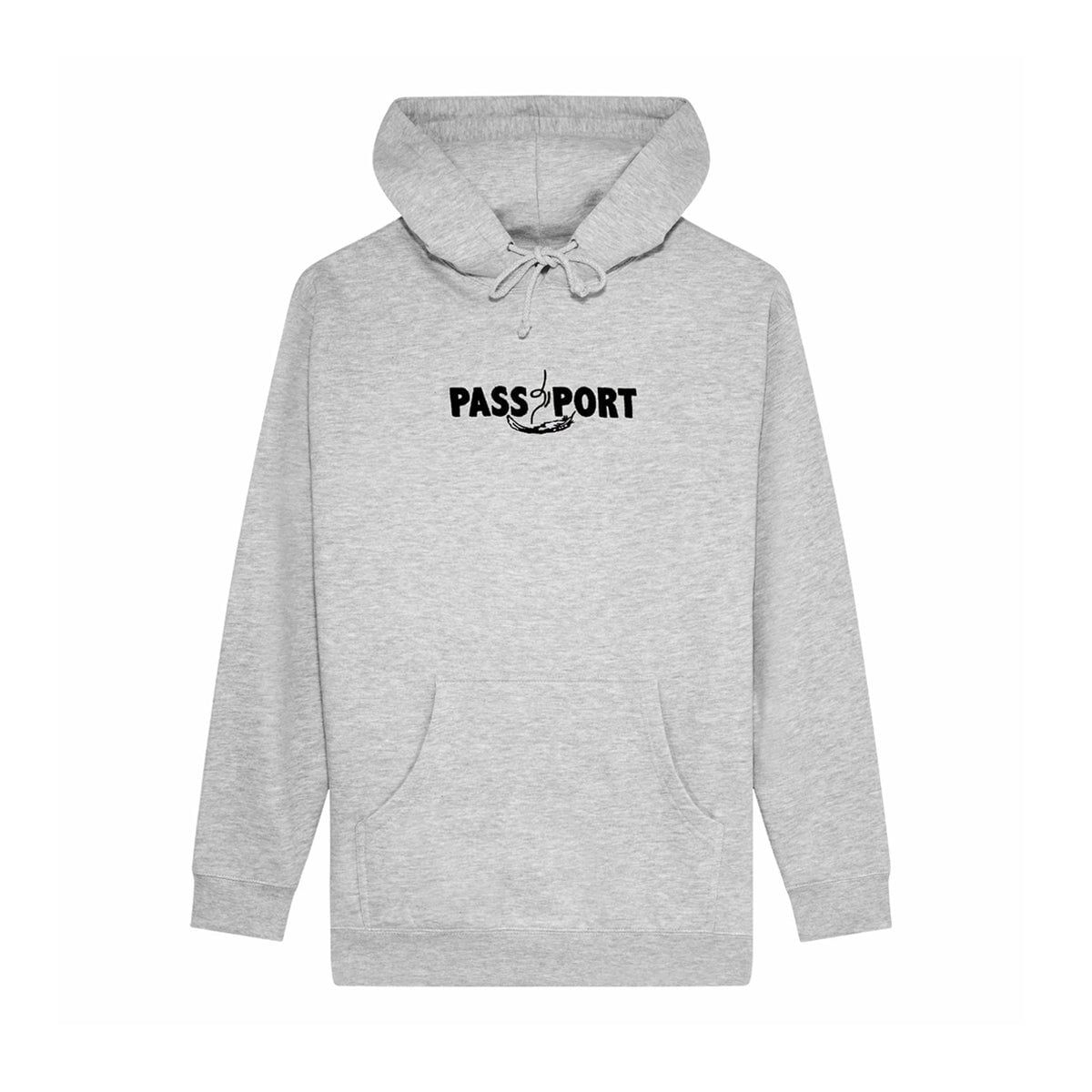 Pass~Port Featherweight Hoodie - Ash Heather Hoodie Passport Skateboards