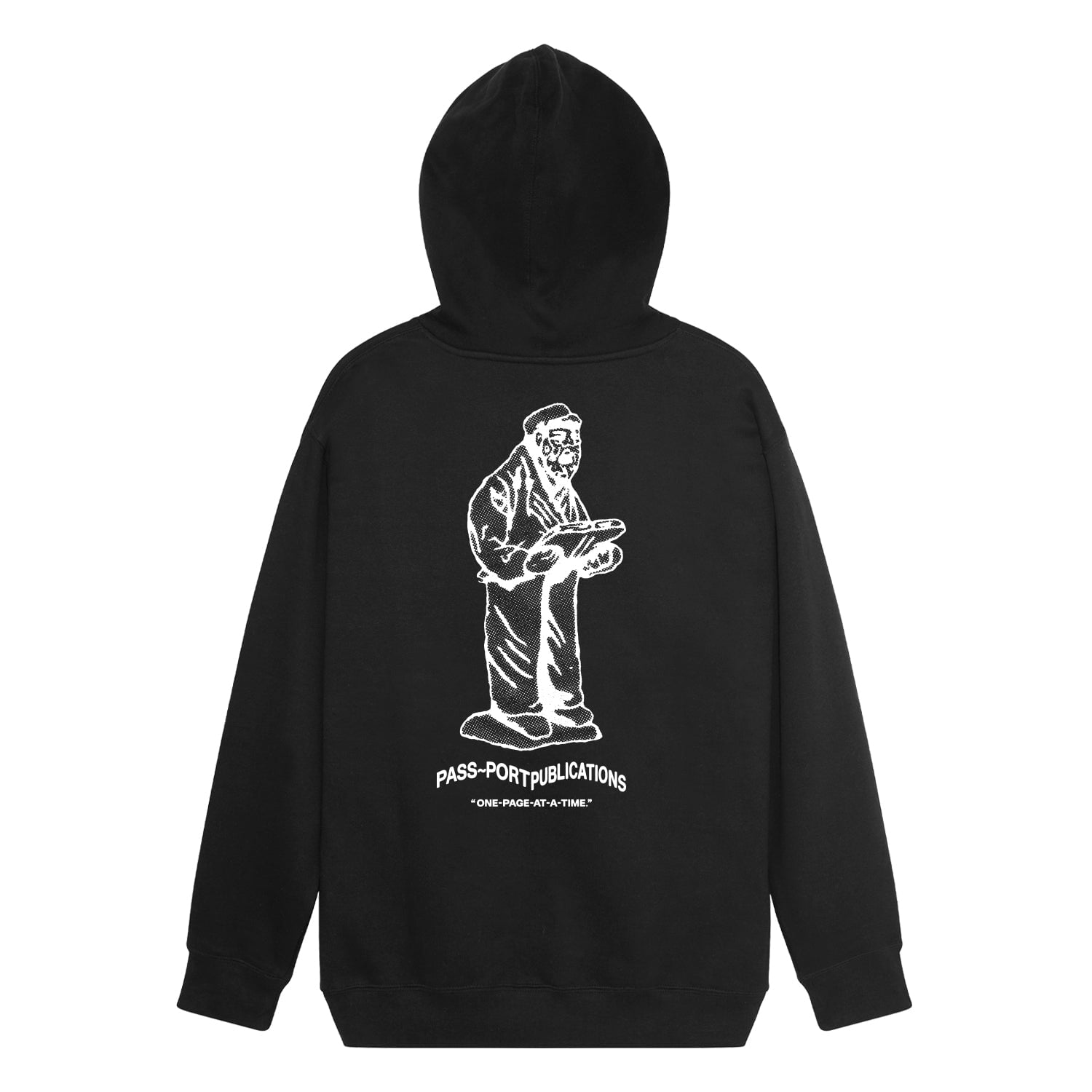 Pass~Port Publish Hoodie - Black Passport Skateboards