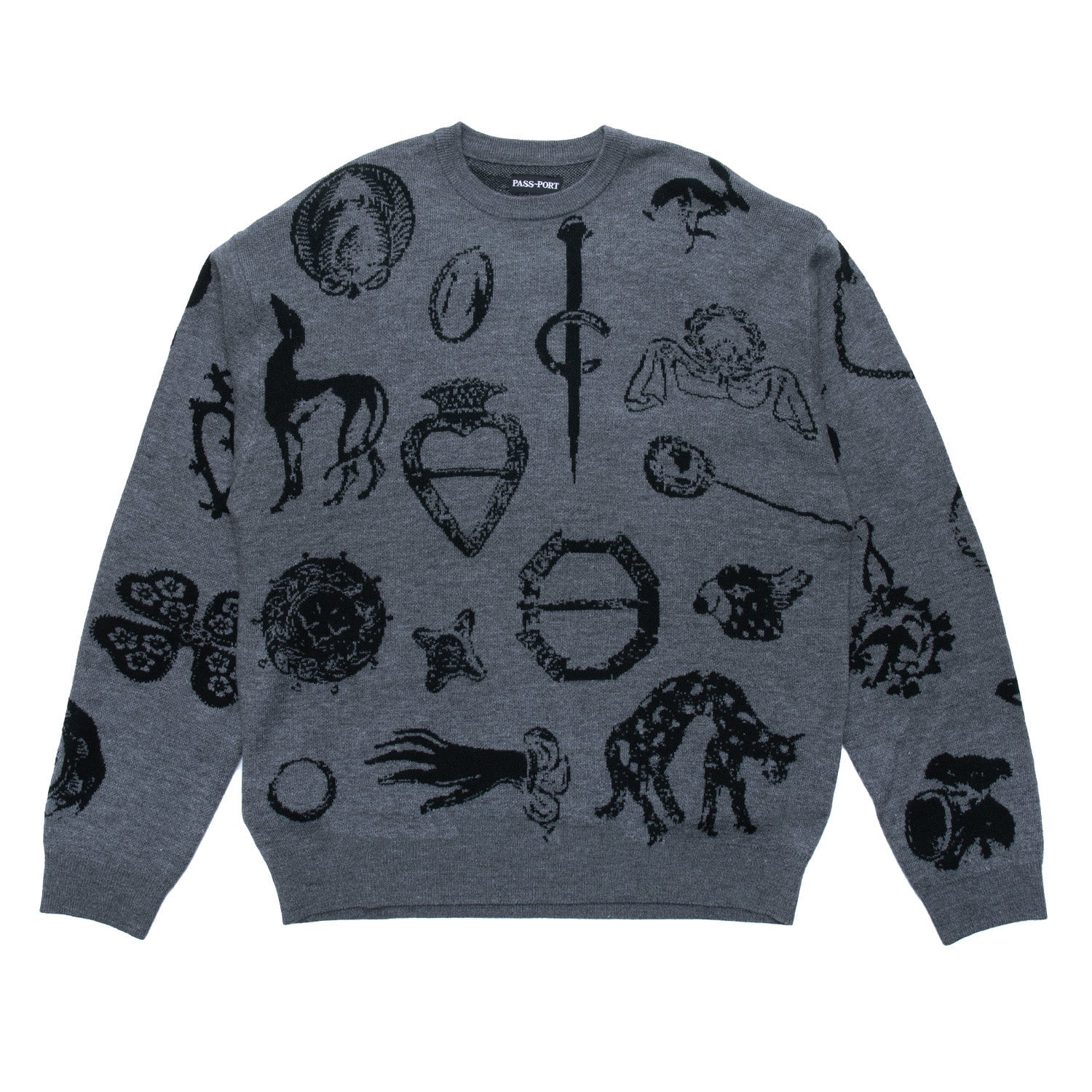 Pass~Port Trinkets Knit Unisex Sweater Sweater Passport Skateboards