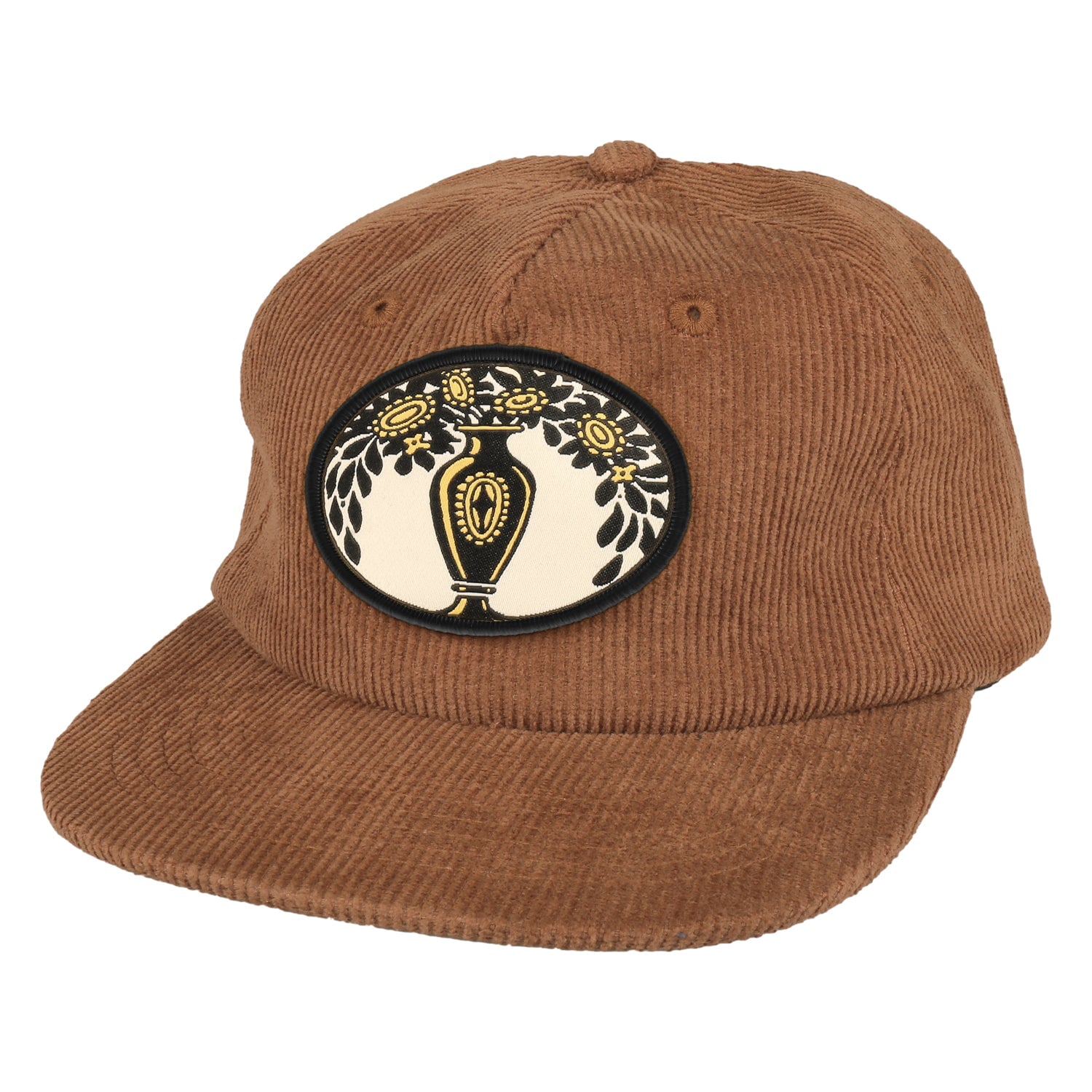 Pass~Port Vase 5 Panel Cap - Choc Cap Passport Skateboards