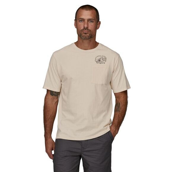 Patagonia Herren Lost And Found Organic Pocket T-Shirt T-Shirt Patagonia