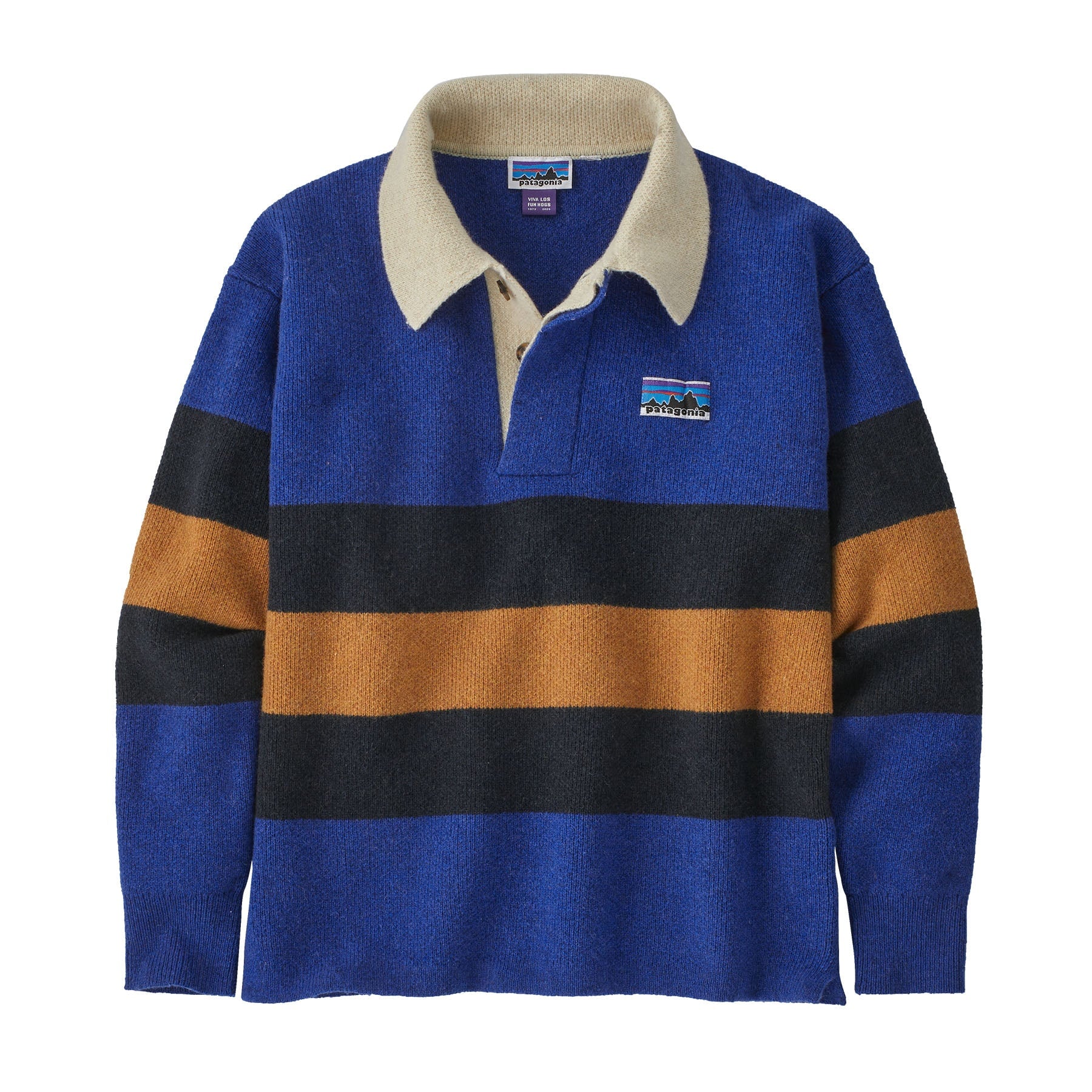 Patagonia Recycled Wool-Blend Rugby Sweater Herren Polo Patagonia