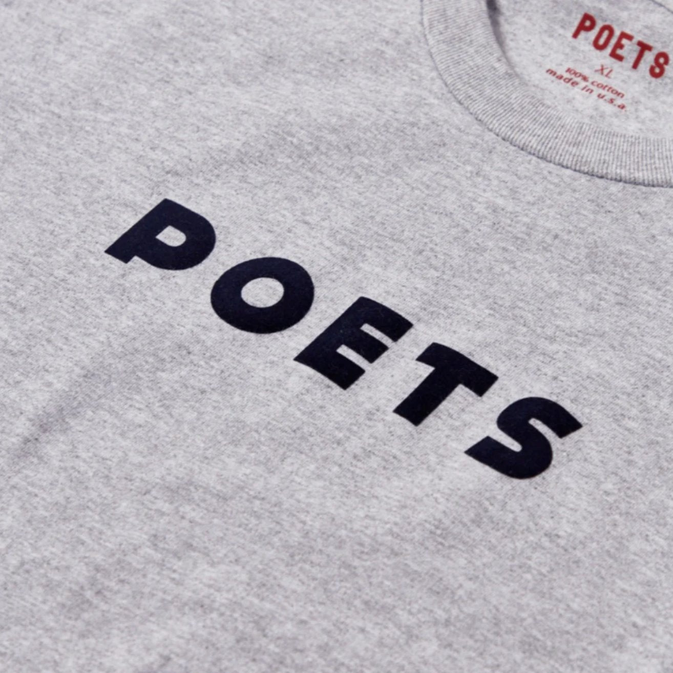 Poets Brand Base Longsleeve - Heather Grey LS Shirt Poets Brand