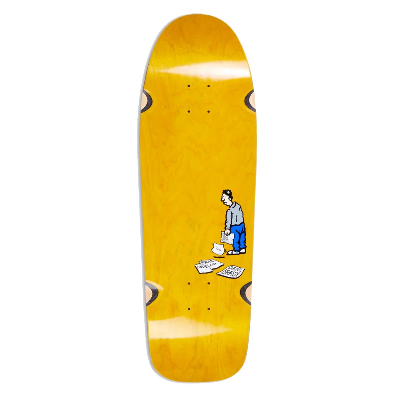 Polar Skate Co. Dane Brady News Paper Wheel Wells Dane 1 Deck - 9,75" Decks Polar Skate Co.