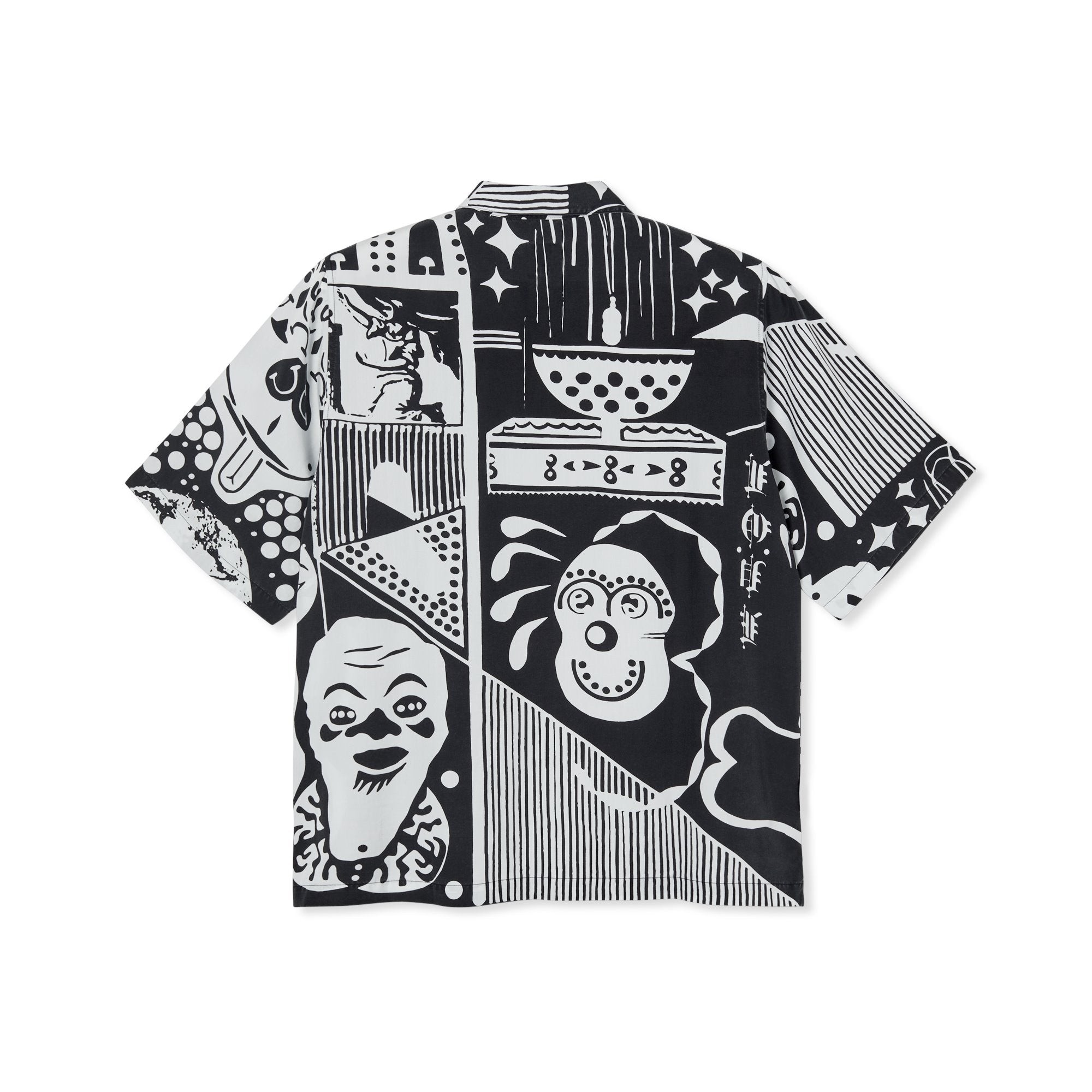 Polar Skate Co. Spiral Shirt - Black-White Polar Skate Co.