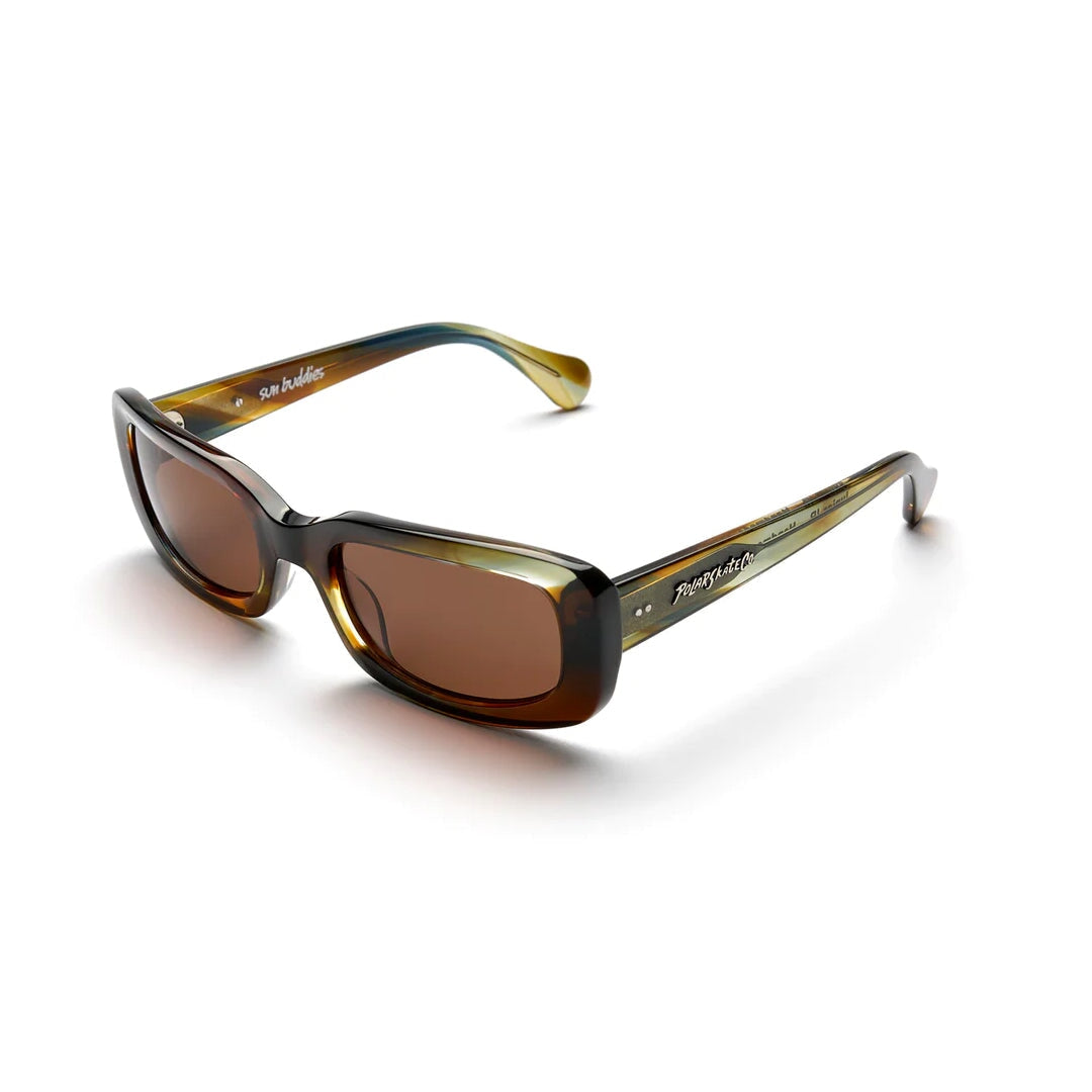 Polar Skate Co. X Sun Buddies Junior JR Sunglasses - Lava Polar Skate Co.