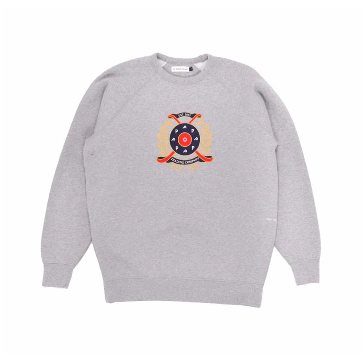 POP Trading Company Royal Crewneck - Heather Grey Crewneck POP Trading Company