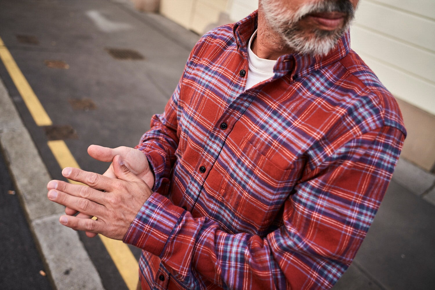 Portuguese Flannel T-Check Hemd Herren Hemd Portuguese Flannel