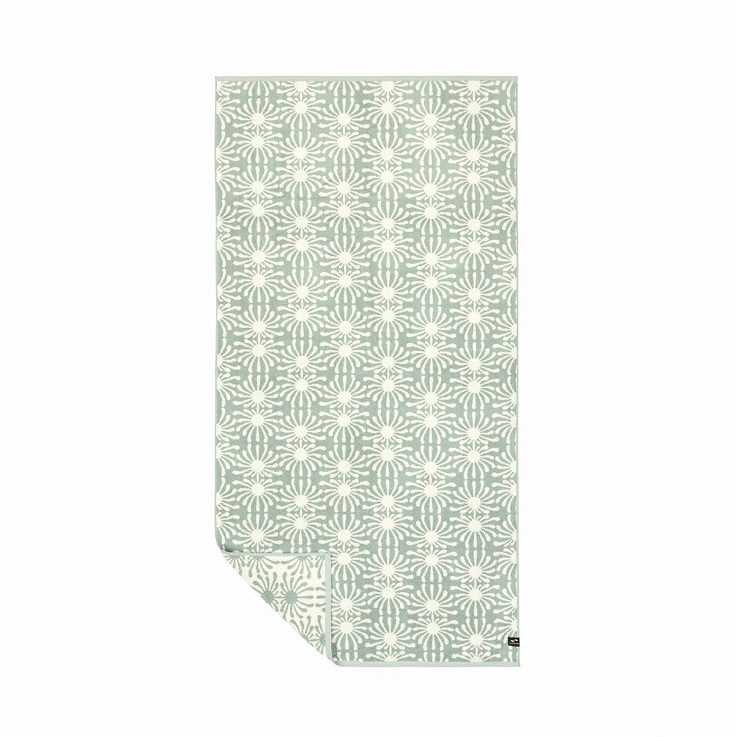 Slowtide Up At Dawn Bath Towel - Sage Slowtide