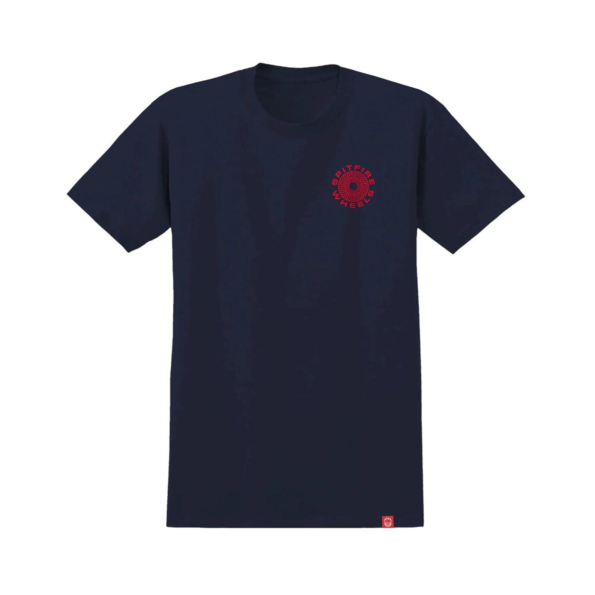 Spitfire Classic 87 Swirl T-Shirt - Navy/Red T-Shirt Spitfire Wheels