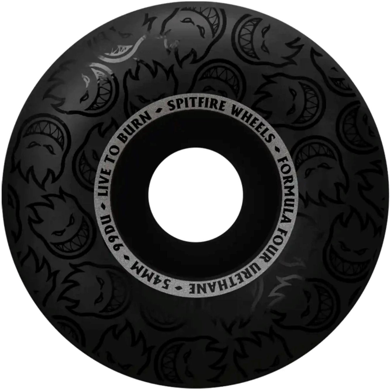 Spitfire Wheels Formula Four Radials "Blackout" 101D - 52mm Rollen Spitfire Wheels