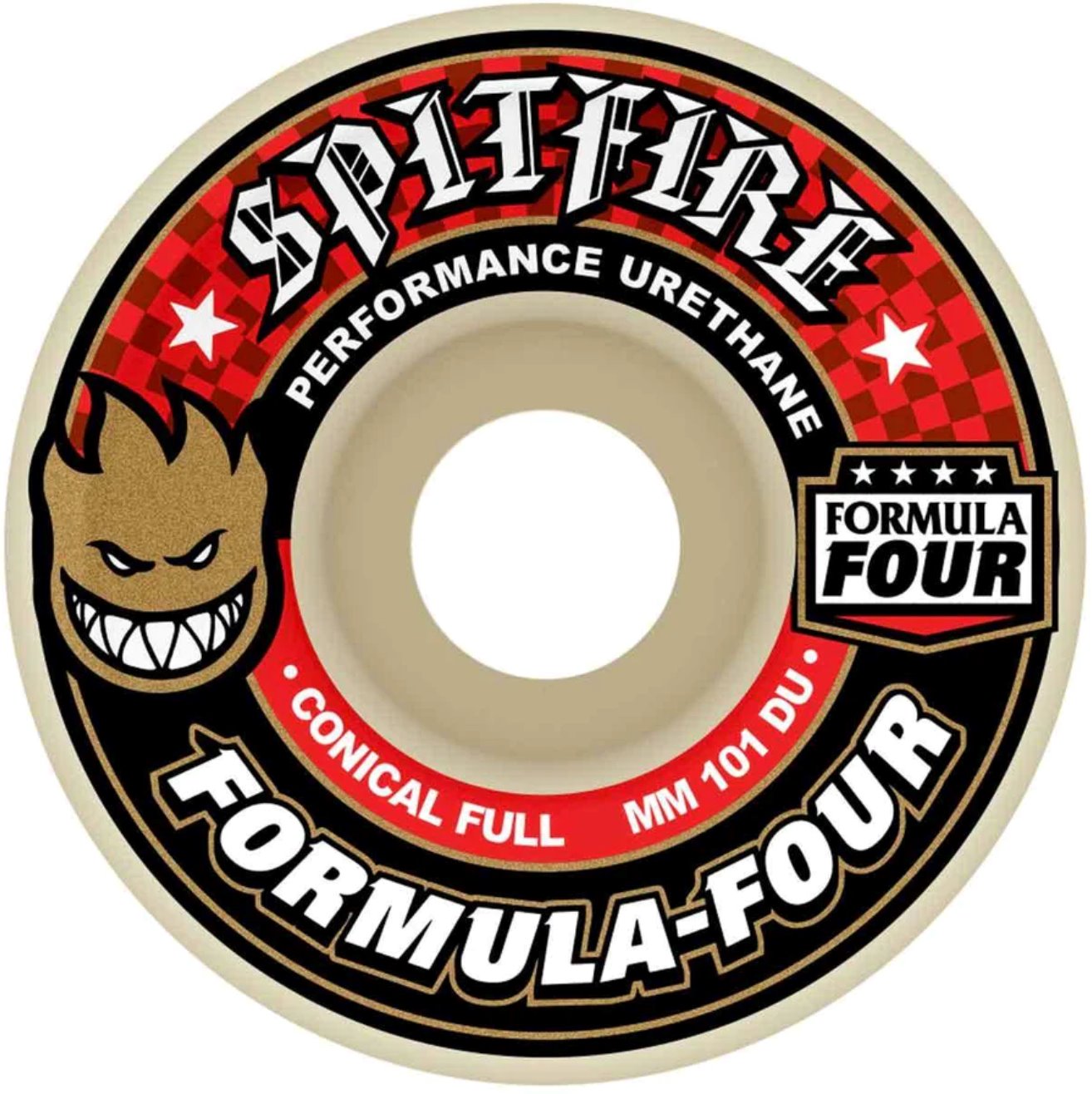 Spitfire Wheels Formular Four Conical Full 101D - 53mm Rollen Spitfire Wheels