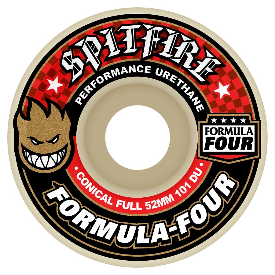 Spitfire Wheels Formular Four Conical Full 101D - 54mm Rollen Spitfire Wheels