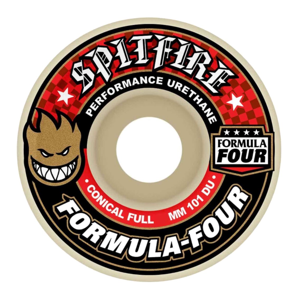 Spitfire Wheels Formular Four Conical Full 101D - 58mm Rollen Spitfire Wheels