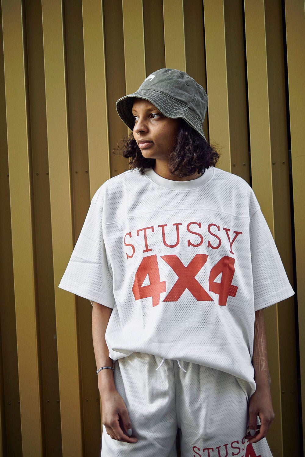 Stüssy 4x4 Mesh Football Jersey T-Shirt T-Shirt Stüssy