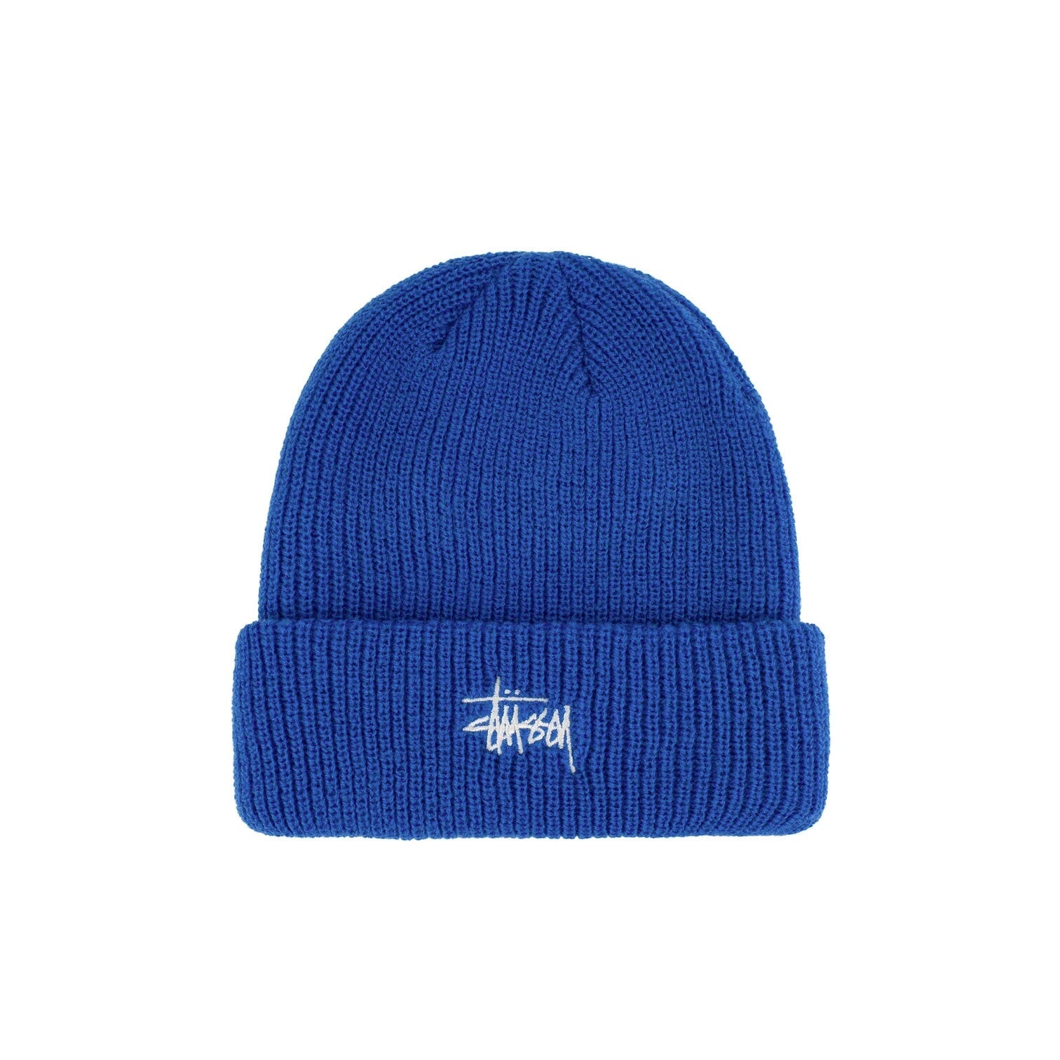 Stüssy Basic Cuff Beanie - Royal Beanie Stüssy
