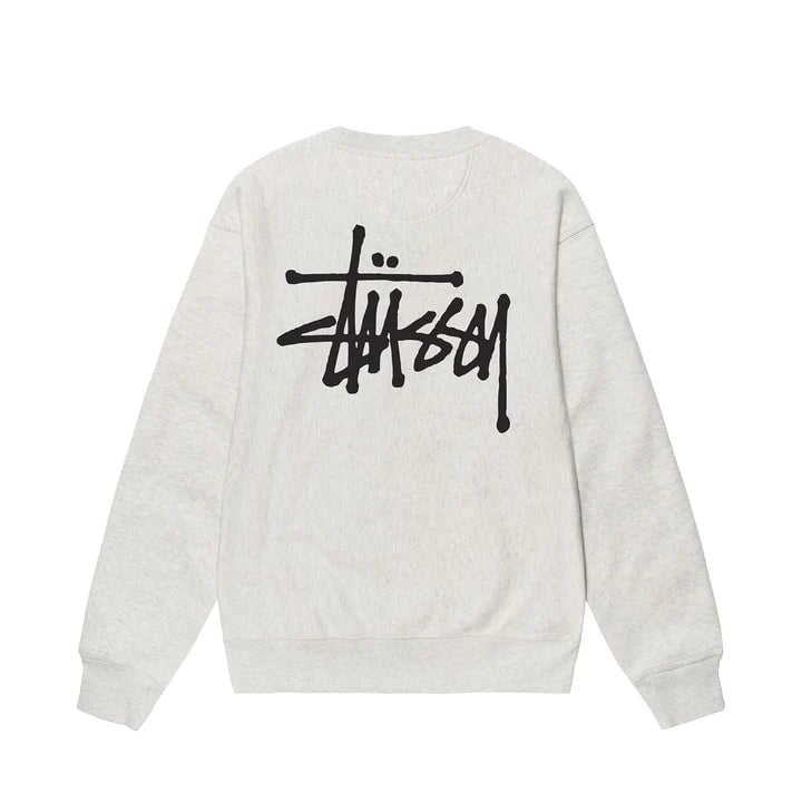 Stüssy Basic Stüssy Crew - Ash Heather Stüssy