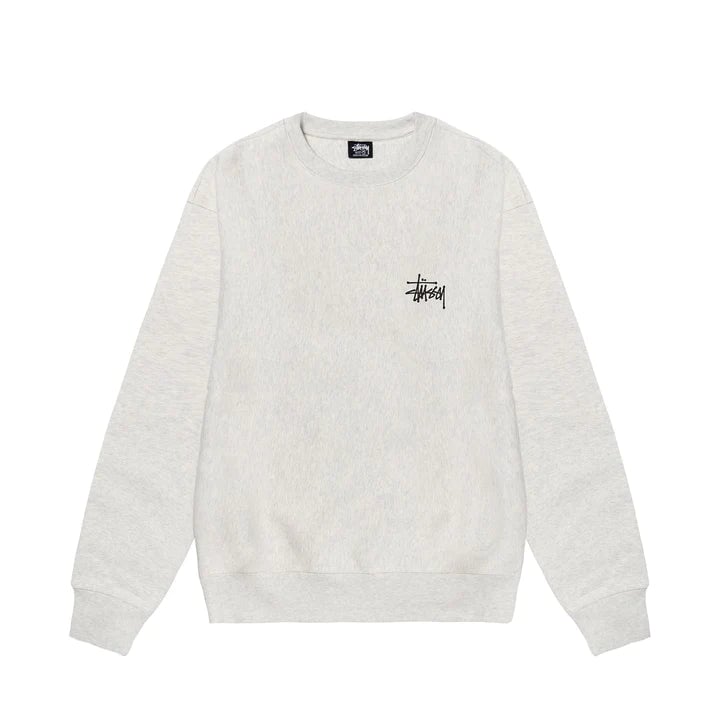 Stüssy Basic Stüssy Crew - Ash Heather Stüssy