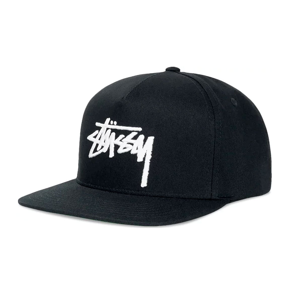 Stüssy Big Stock Point Crown Cap - Black Stüssy