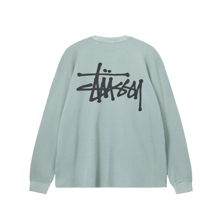 Stüssy O'Dyed LS Thermal - Grey Stüssy