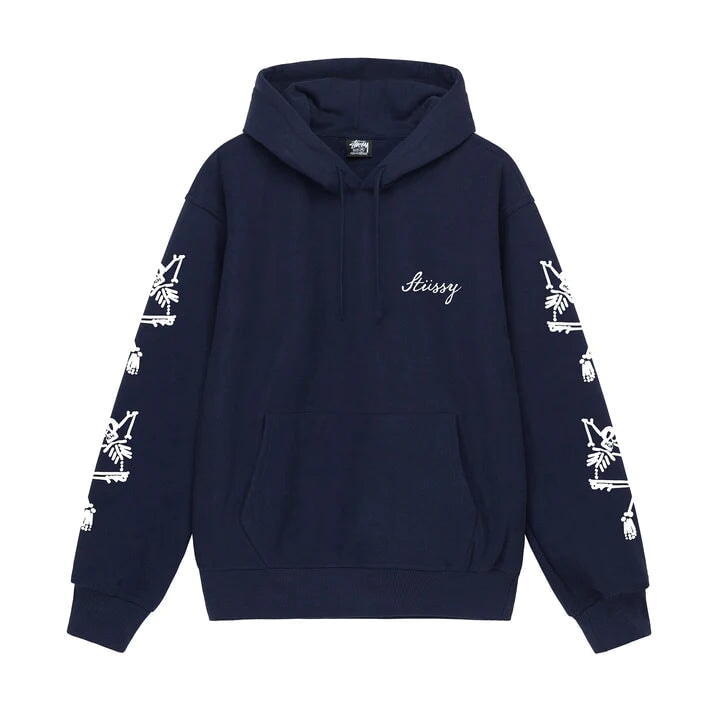 Stüssy Paradise Lost Hood - Navy Stüssy