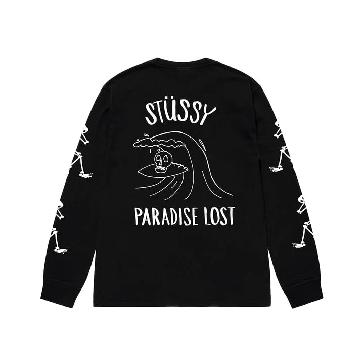Stüssy Paradise Lost Longsleeve - Black Longsleeves Stüssy
