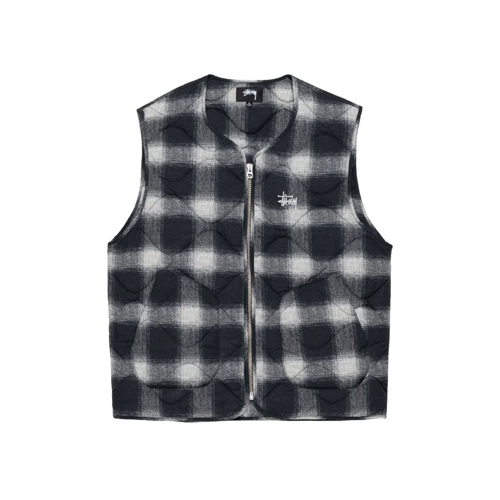 Stüssy Plaid Nylon Liner Unisex Weste Weste Stüssy