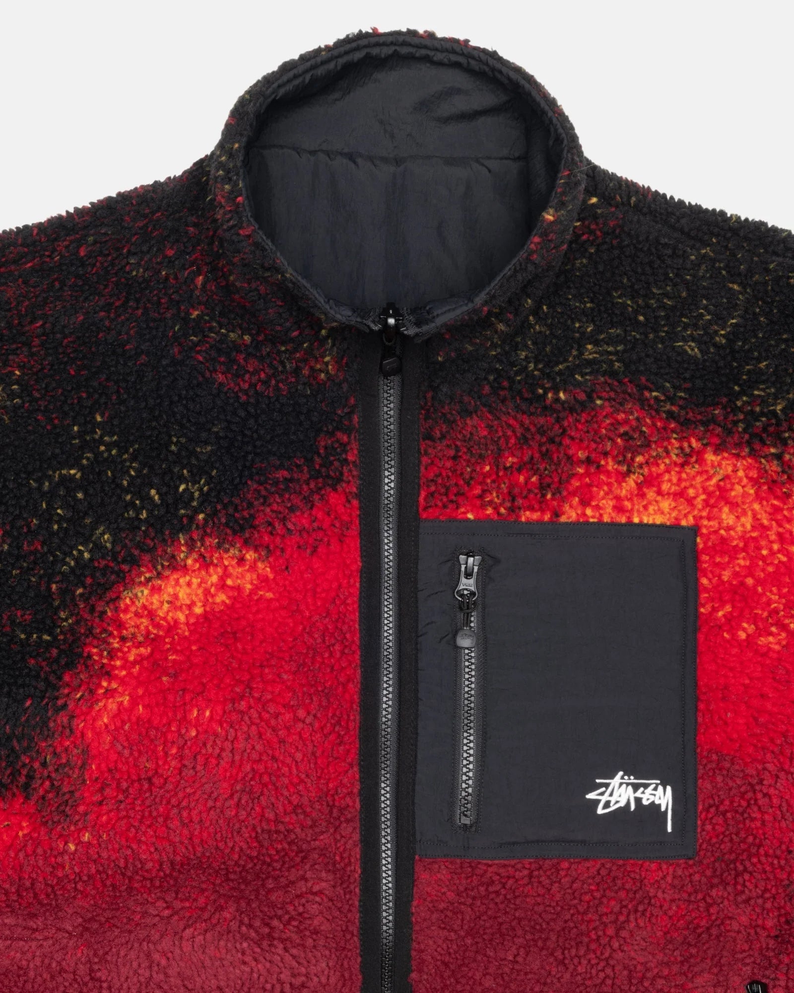 Stüssy Sherpa Reversible Jacket Unisex Weste Stüssy