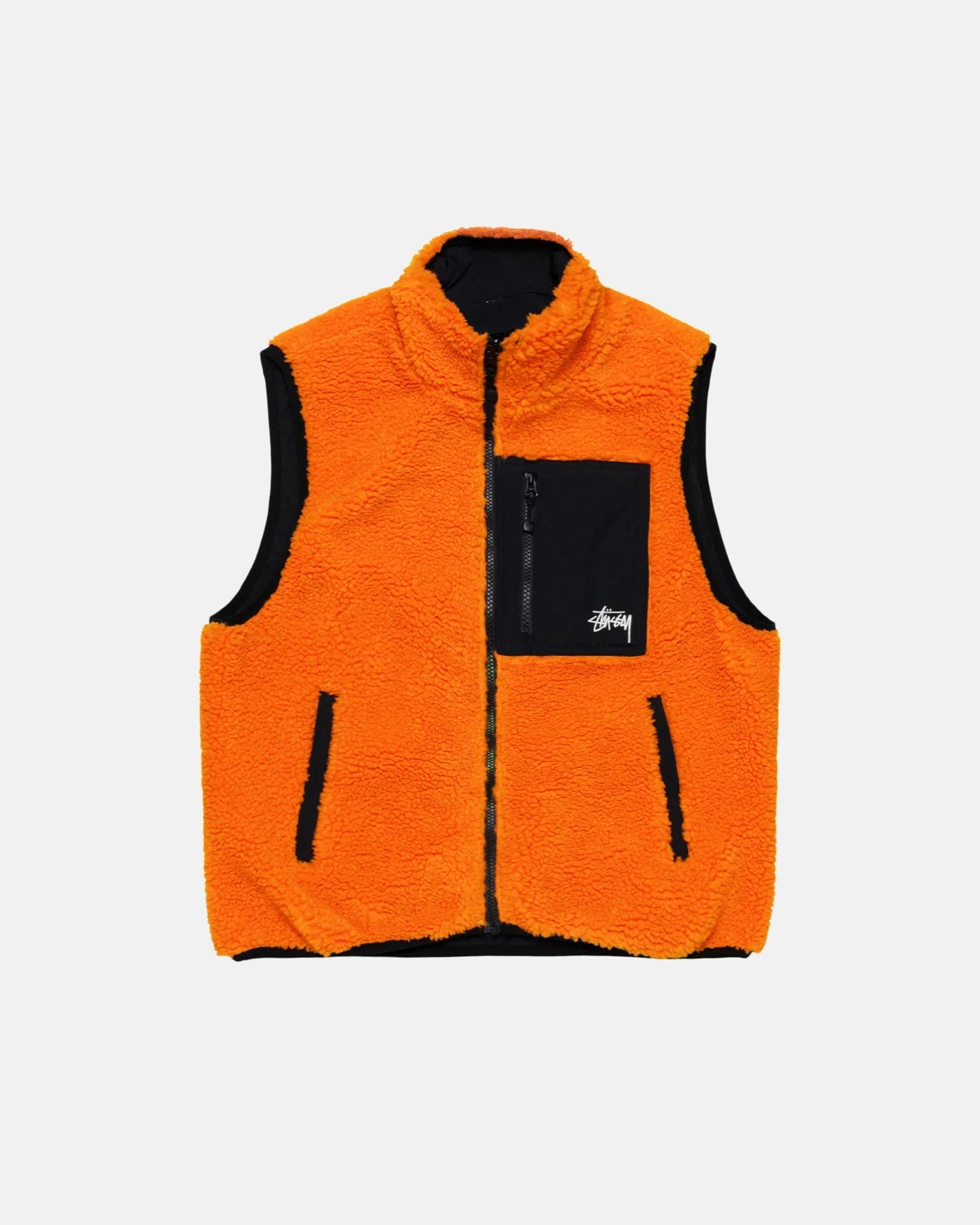Stüssy Sherpa Reversible Vest Unisex Weste Stüssy
