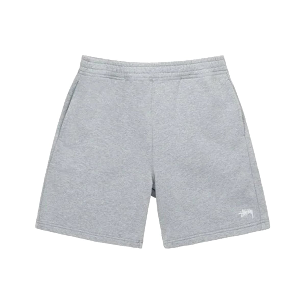 Stüssy Stock Logo Short - Grey Heather Shorts Stüssy