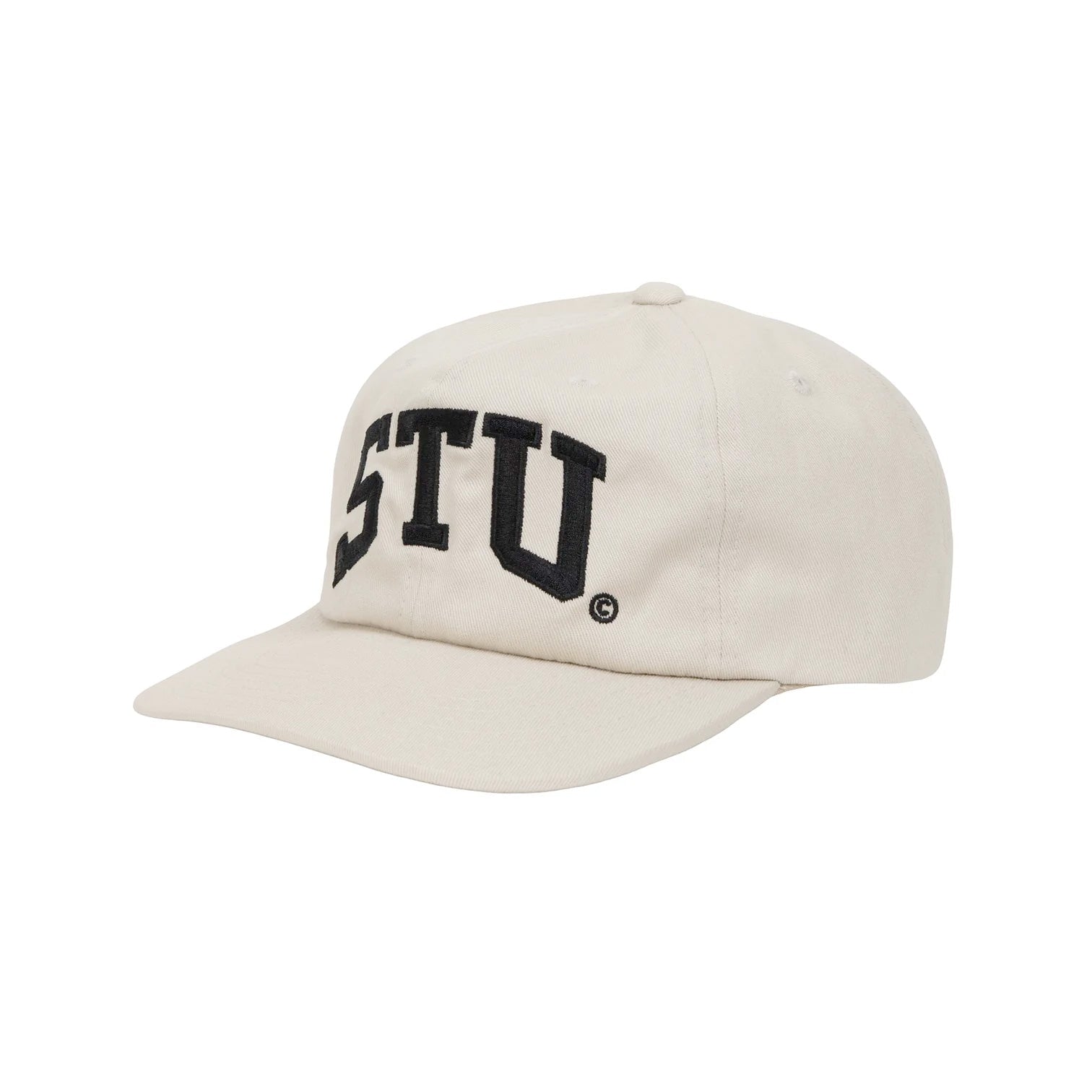 Stüssy Stu Arch Strapback Cap - Off White Stüssy