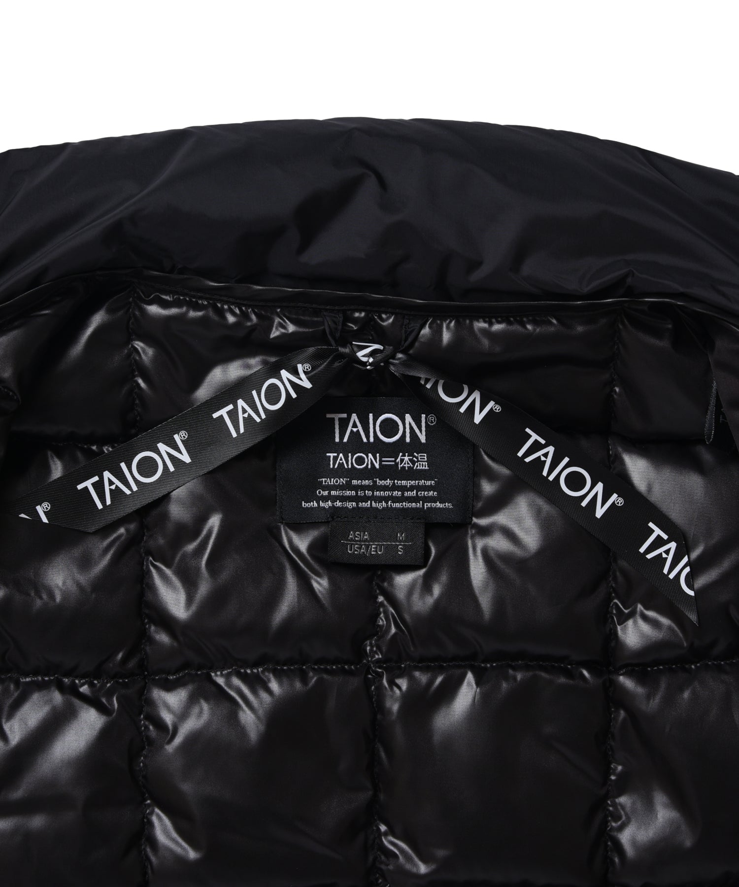 Taion High Neck W-Zip Daunenweste Unisex Daunenweste Taion