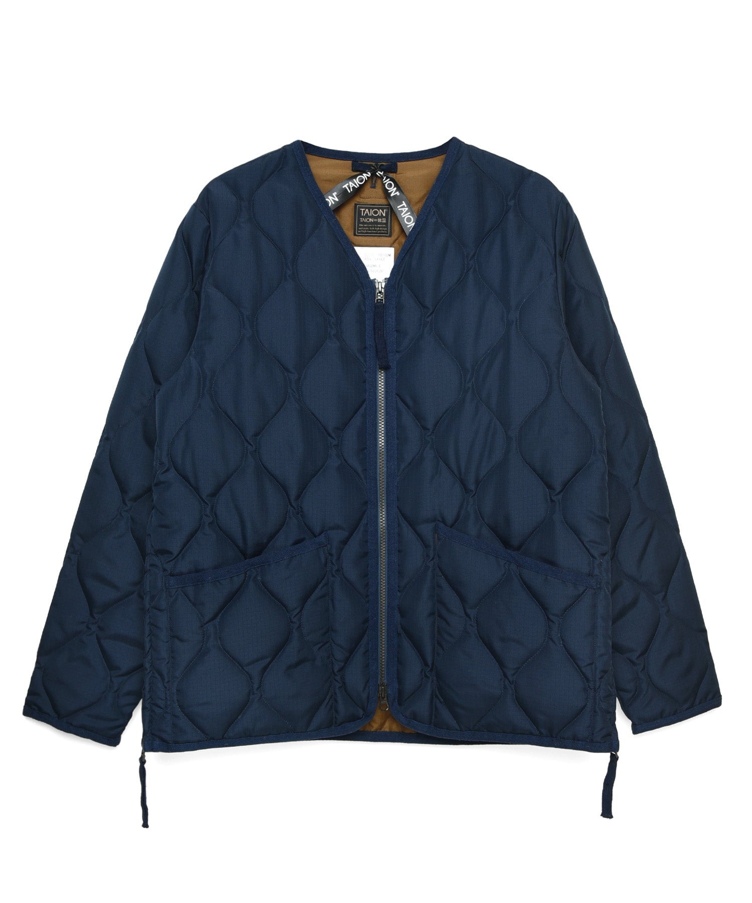 Taion Military W-Zip V-Neck Daunenjacke Herren Daunenweste Taion