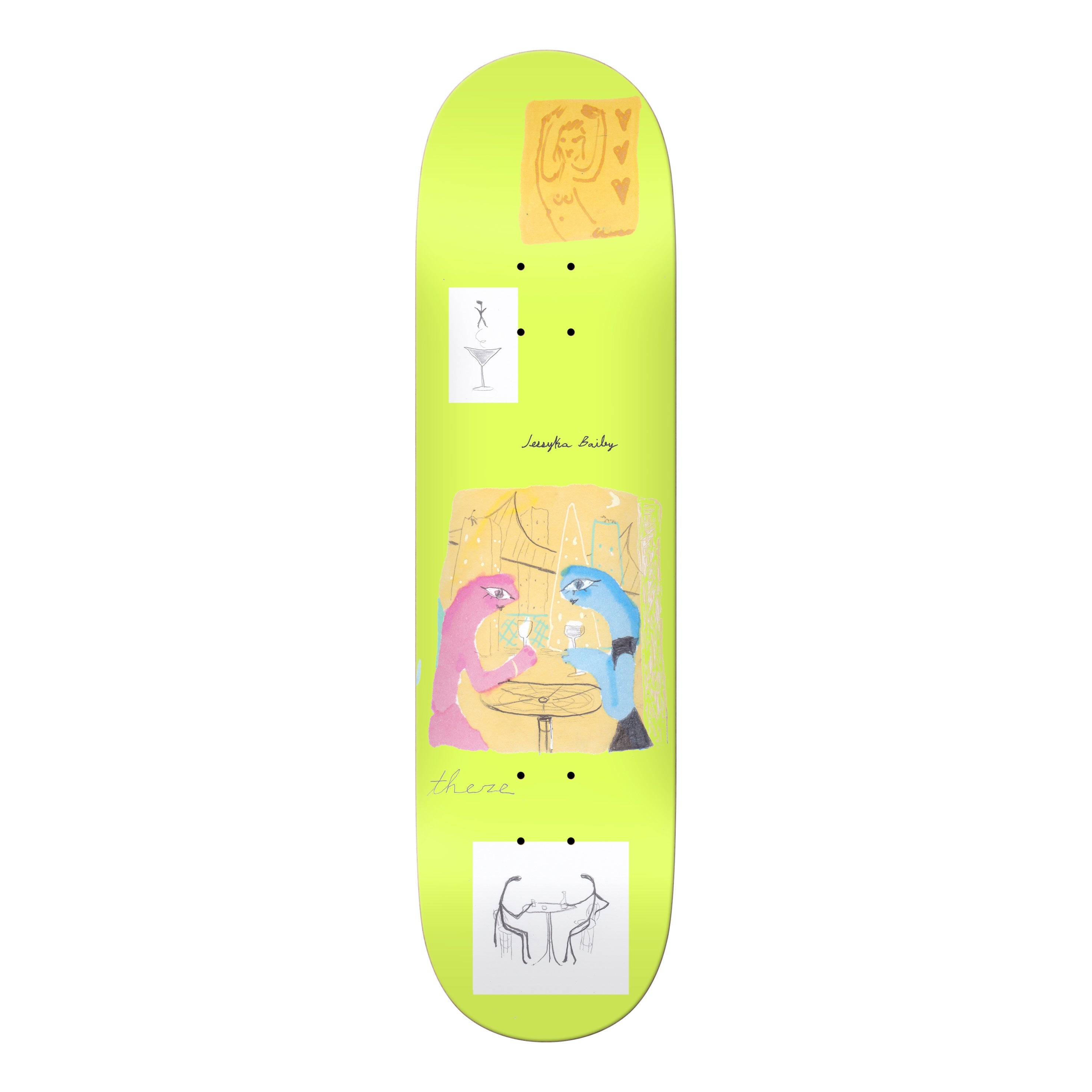 There Jessyka Noble Rot Deck - 8,06" Decks There Skateboards