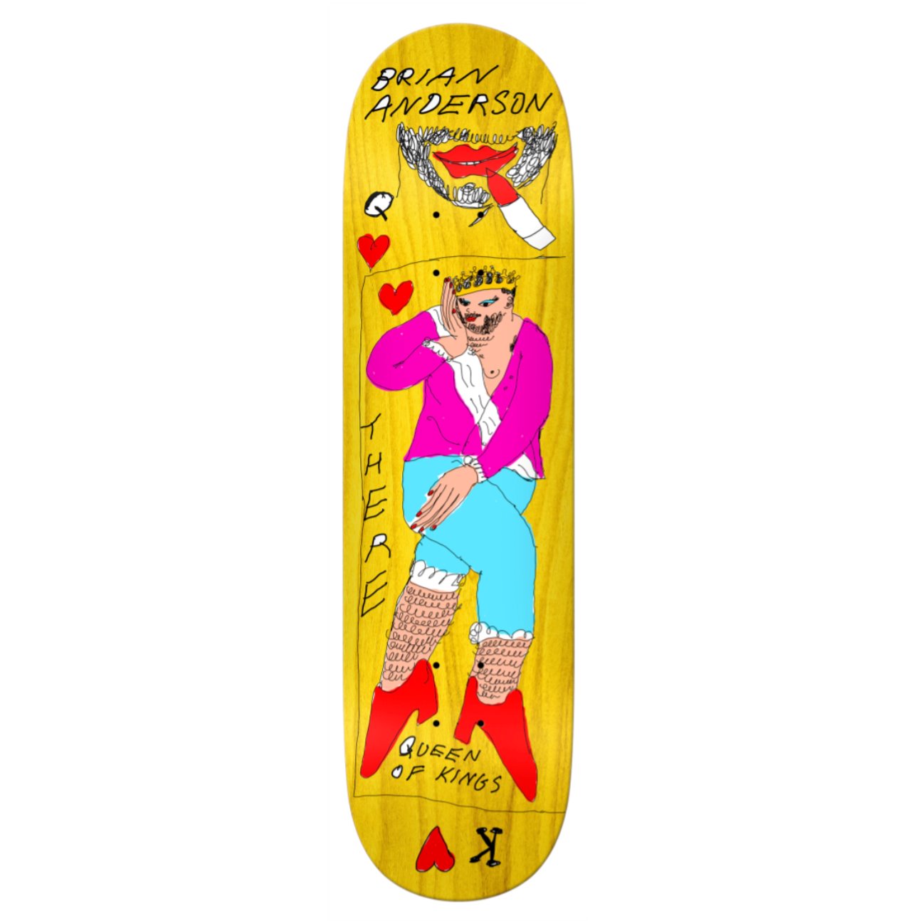 There Queen Of Kings Guest Deck - 8,5" Decks There Skateboards