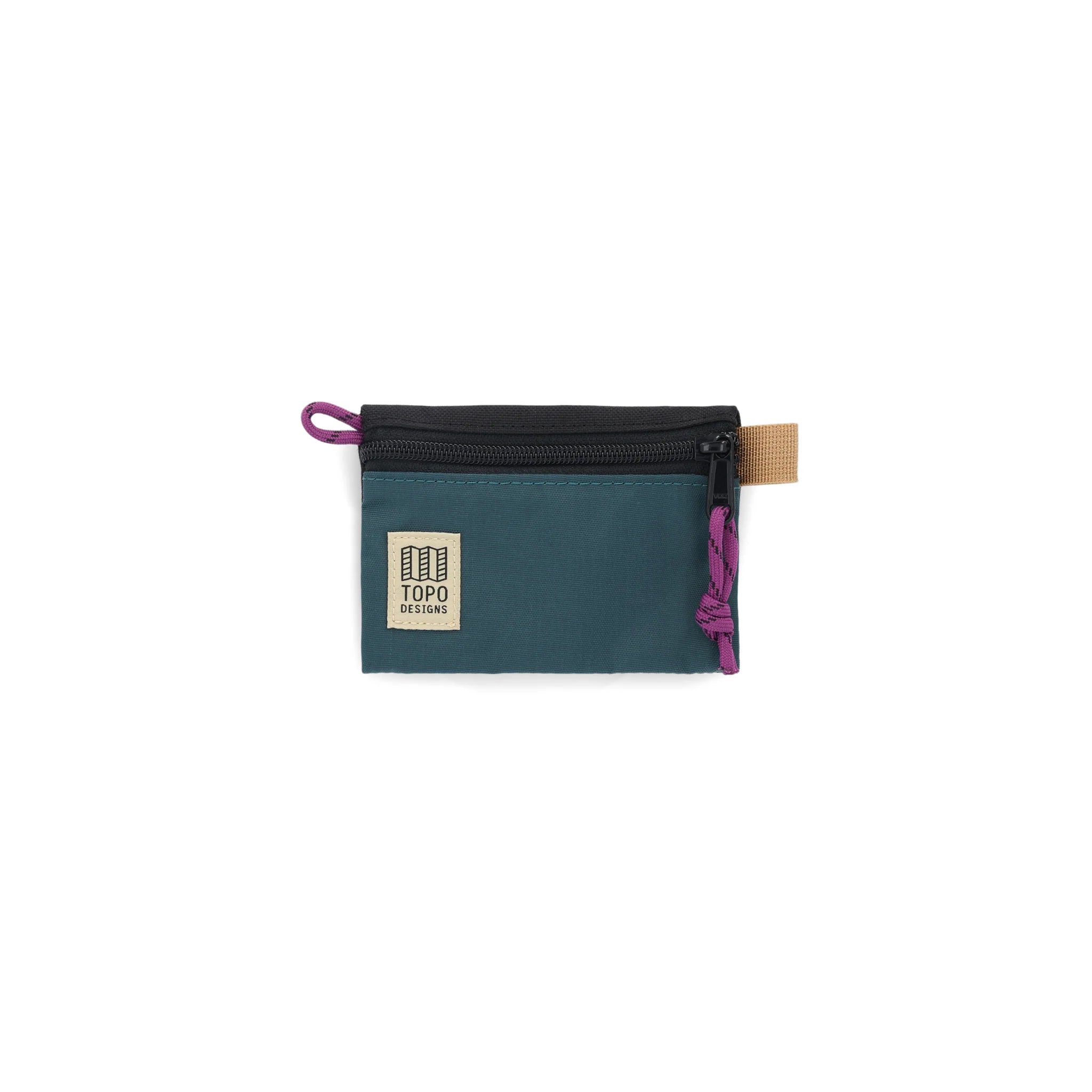 Topo Designs Accessory Bag Micro Kleintasche Topo Designs Botanic Green/Black
