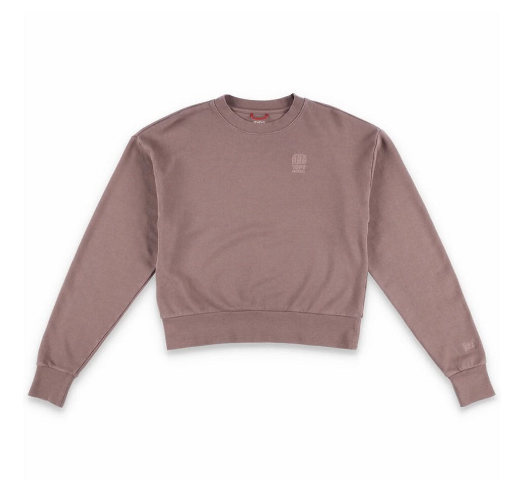 Topo Designs Damen Dirt Crew Crewneck Topo Designs