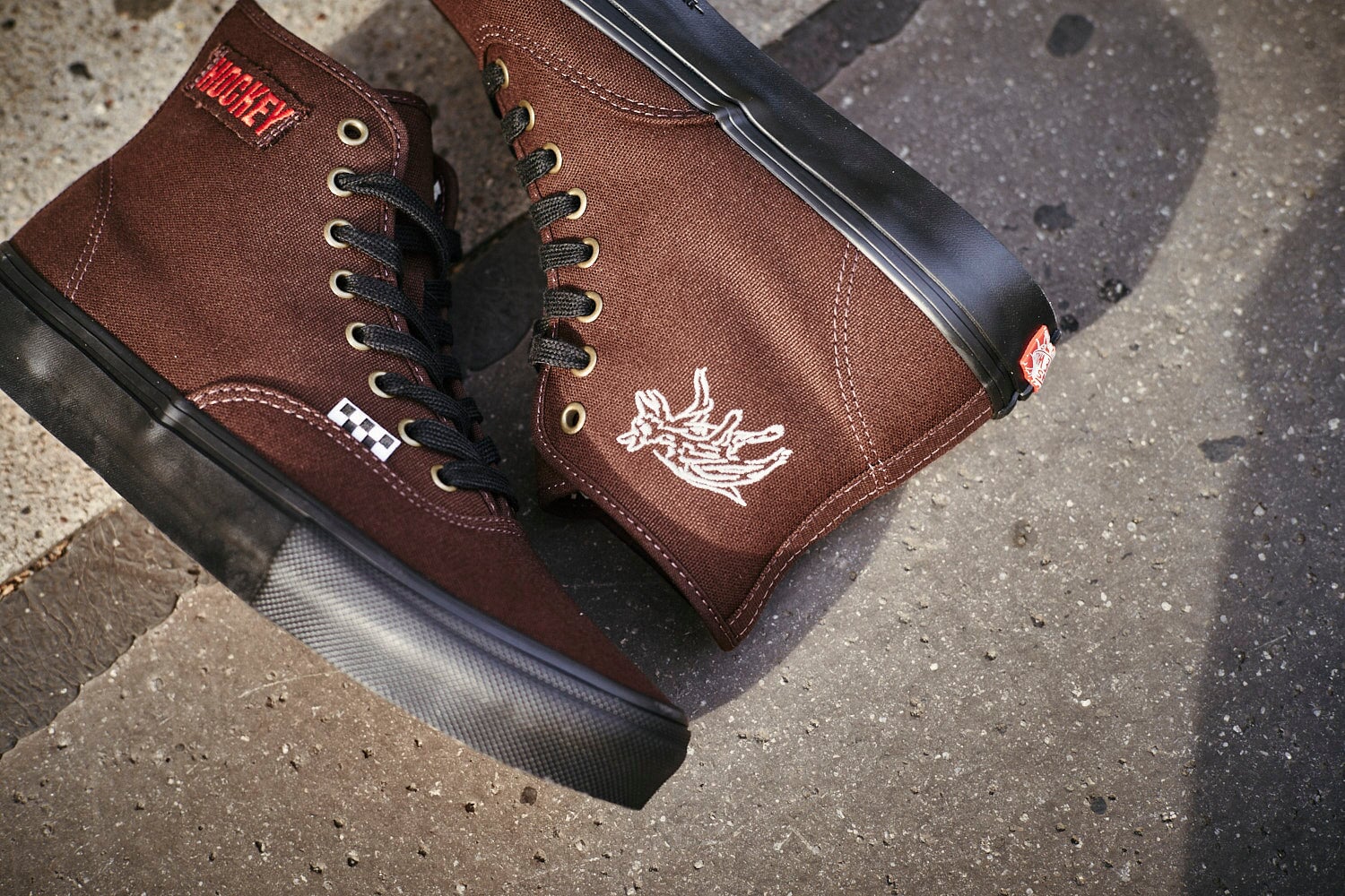 Vans X Hockey Skate Authentic Hi Snake Herren Skate Schuhe Sneaker Vans