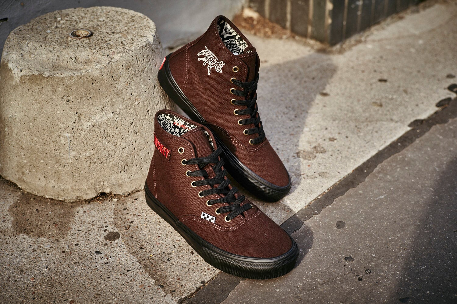 Vans X Hockey Skate Authentic Hi Snake Herren Skate Schuhe Sneaker Vans