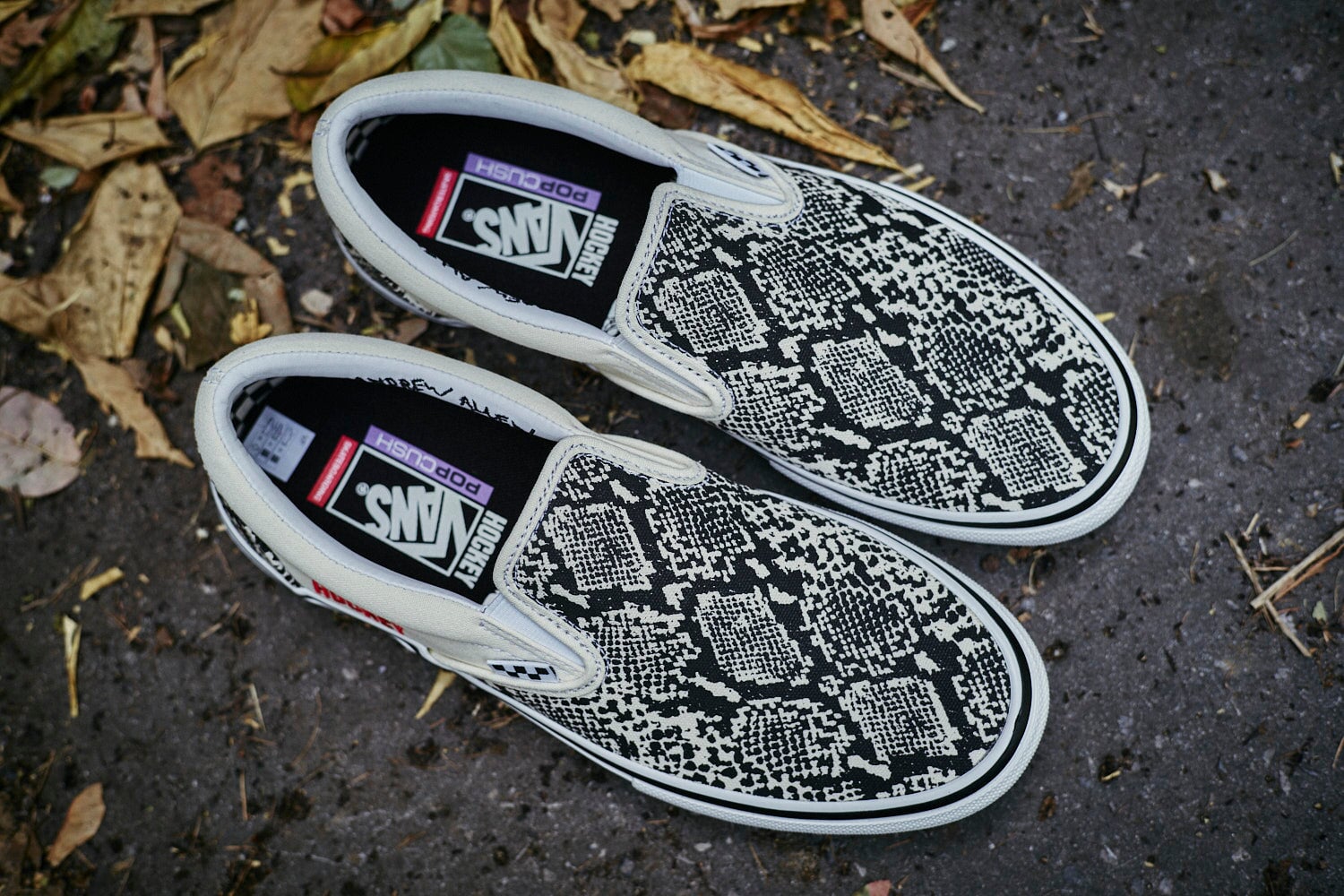 Vans X Hockey Skate Slip-On Herren Skate Schuhe Sneaker Vans