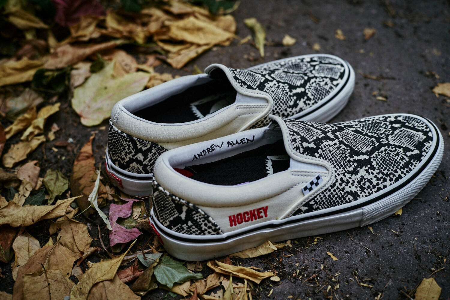 Vans X Hockey Skate Slip-On Herren Skate Schuhe Sneaker Vans