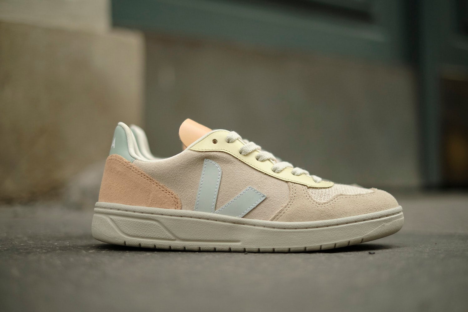 Veja V-10 Suede Schuhe Damen Sneaker Veja