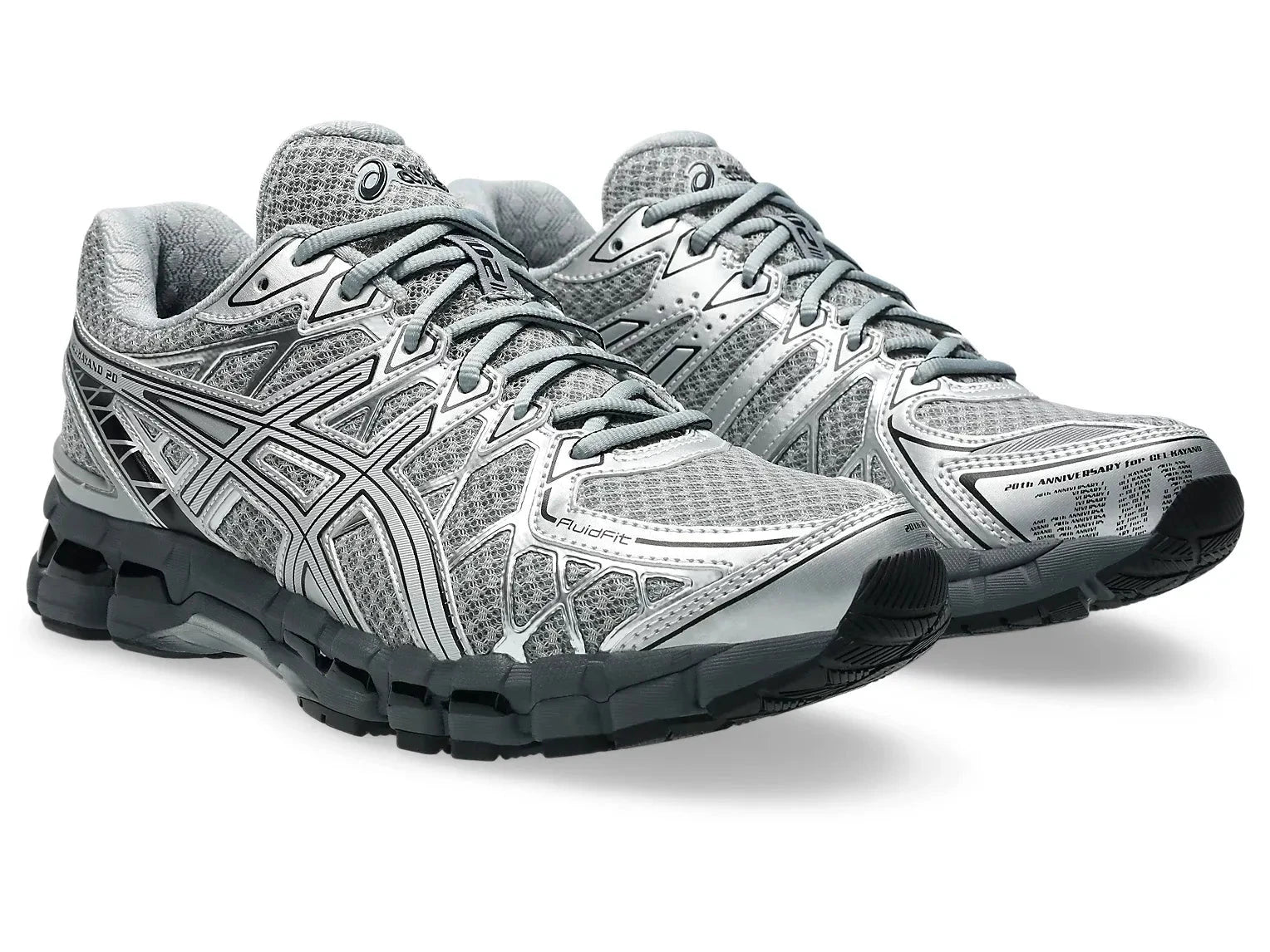 Asics GEL-KAYANO 20 Gravel Pure Silver Schuhe Unisex Sneakers Asics 