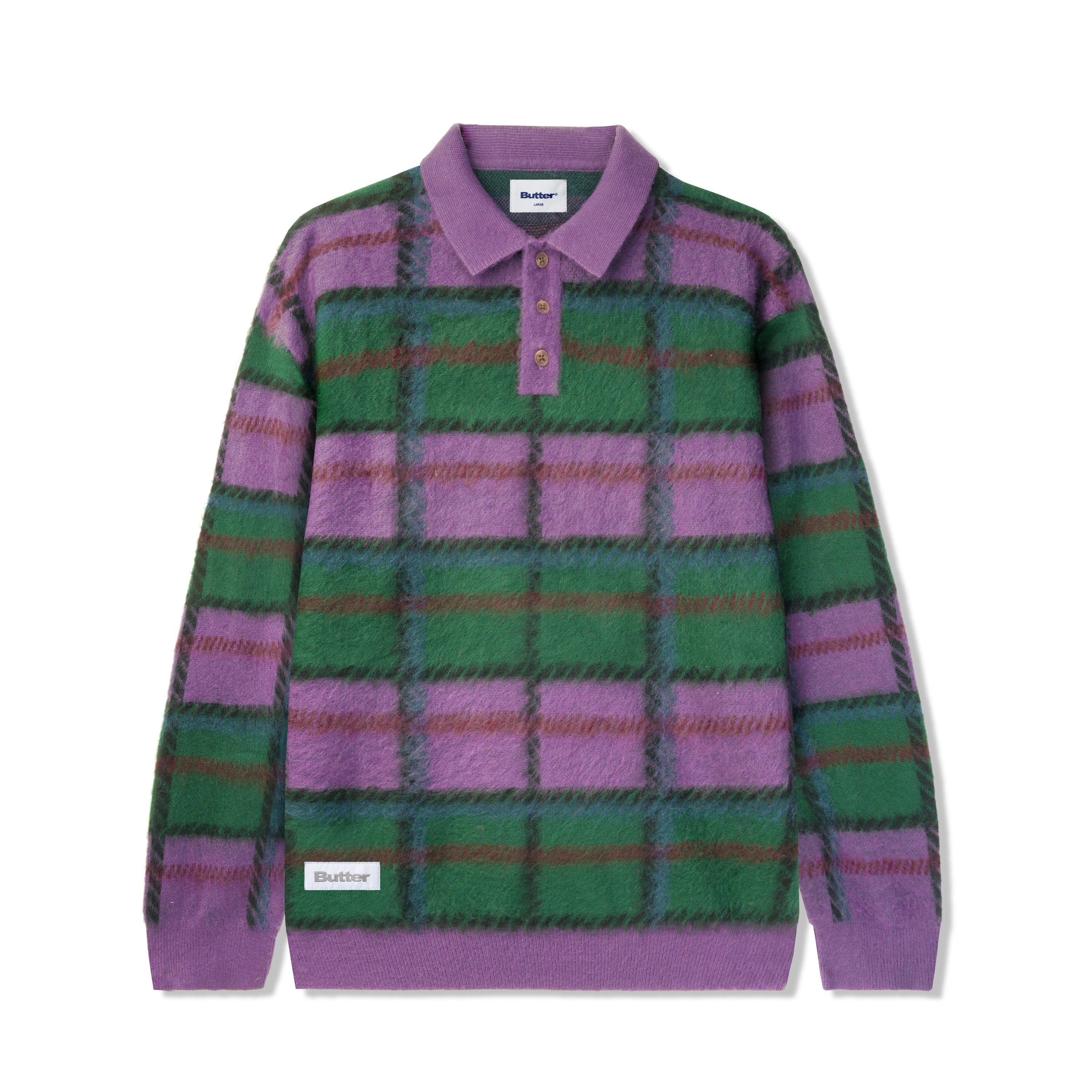 Butter Goods Ivy Button Up Crewneck Men s