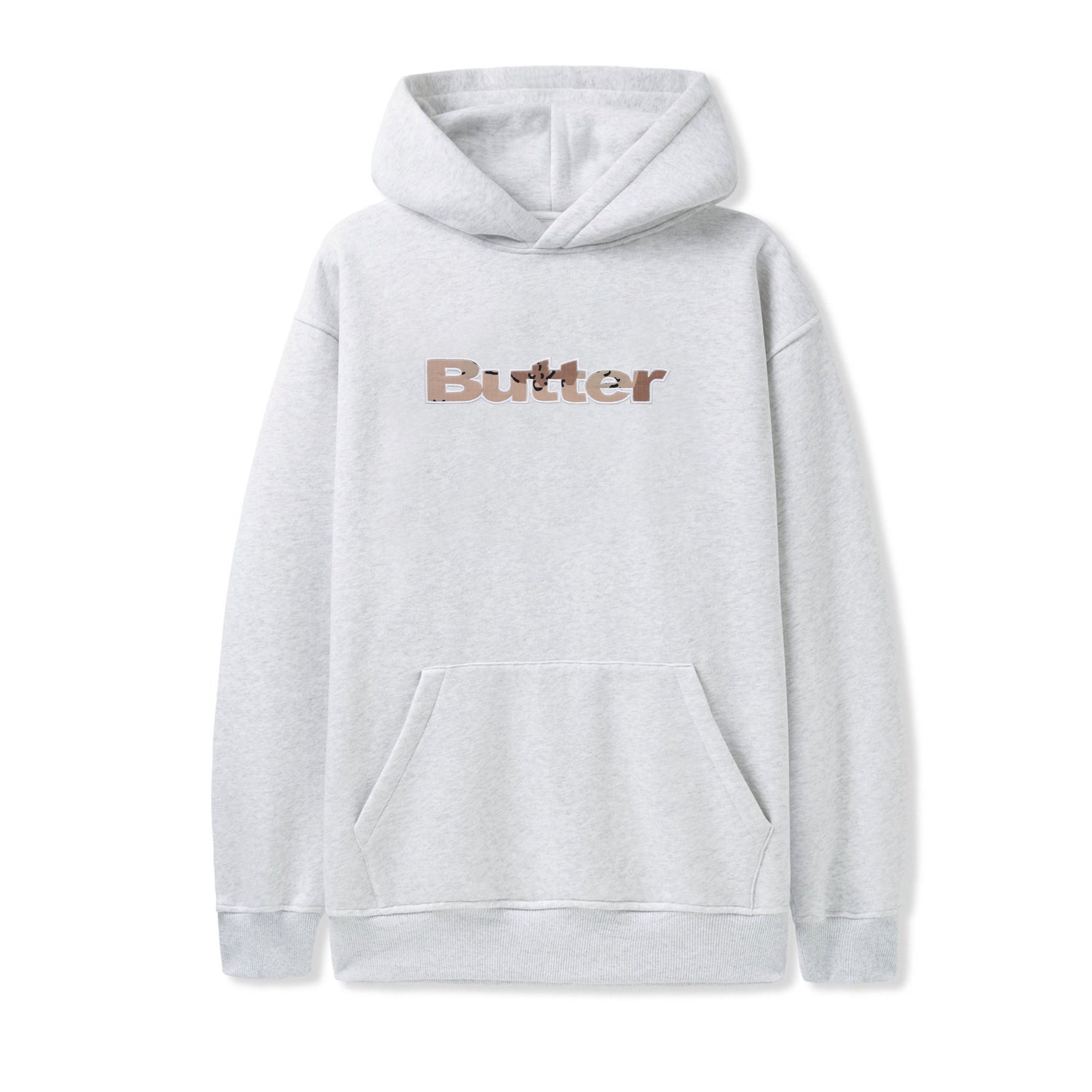 Butter Goods Logo Camo Applique Hoodie Herren Hoodie Butter Goods 