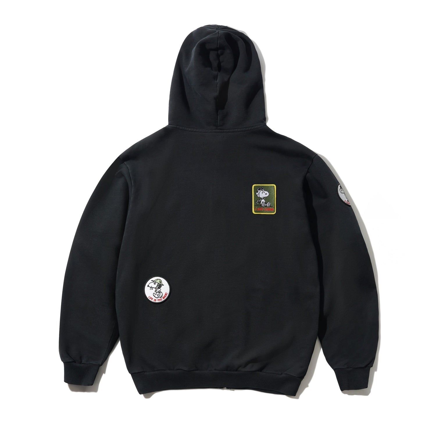 Butter Goods Patches Zip-Thru Hoodie Herren Hoodie Butter Goods 