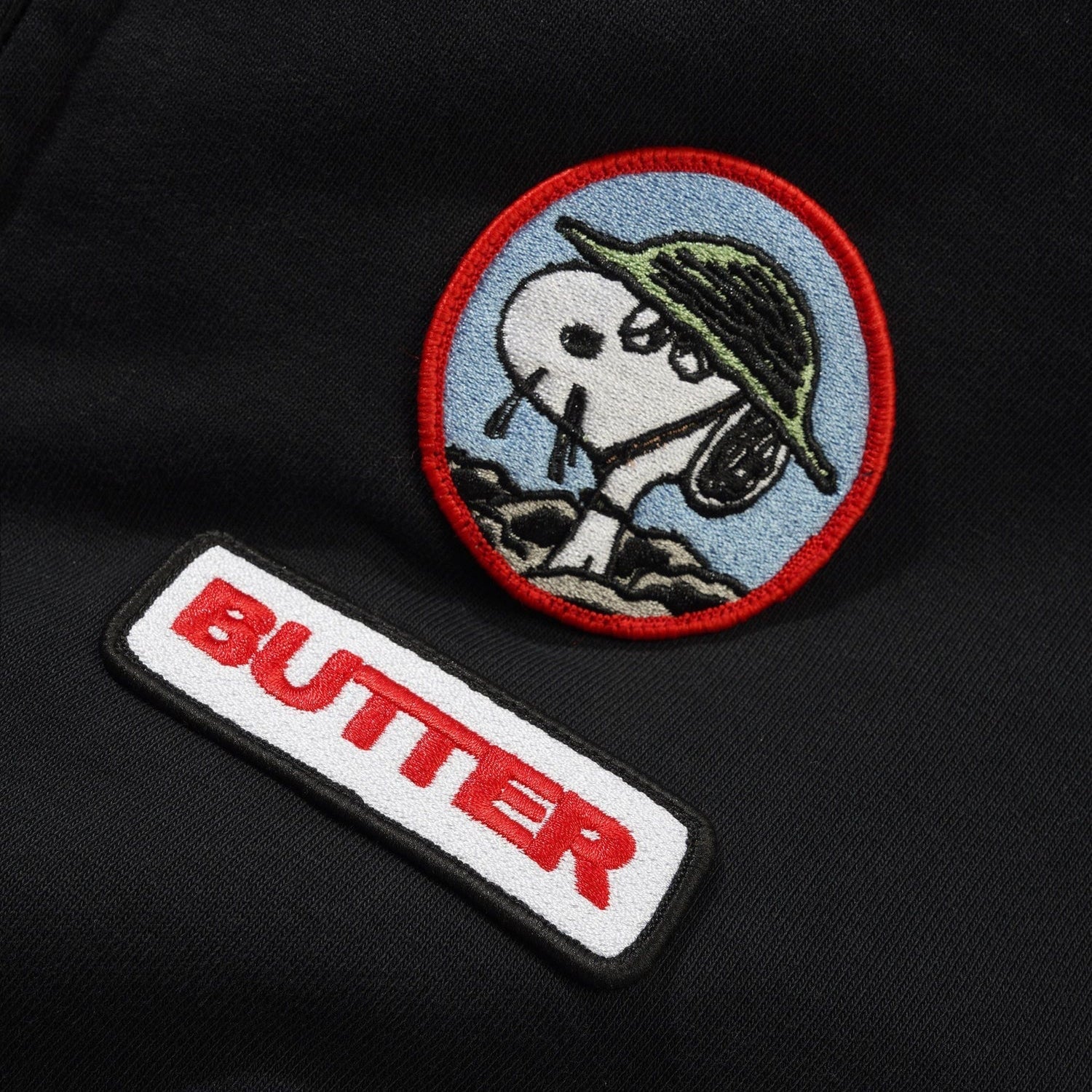 Butter Goods Patches Zip-Thru Hoodie Herren Hoodie Butter Goods 